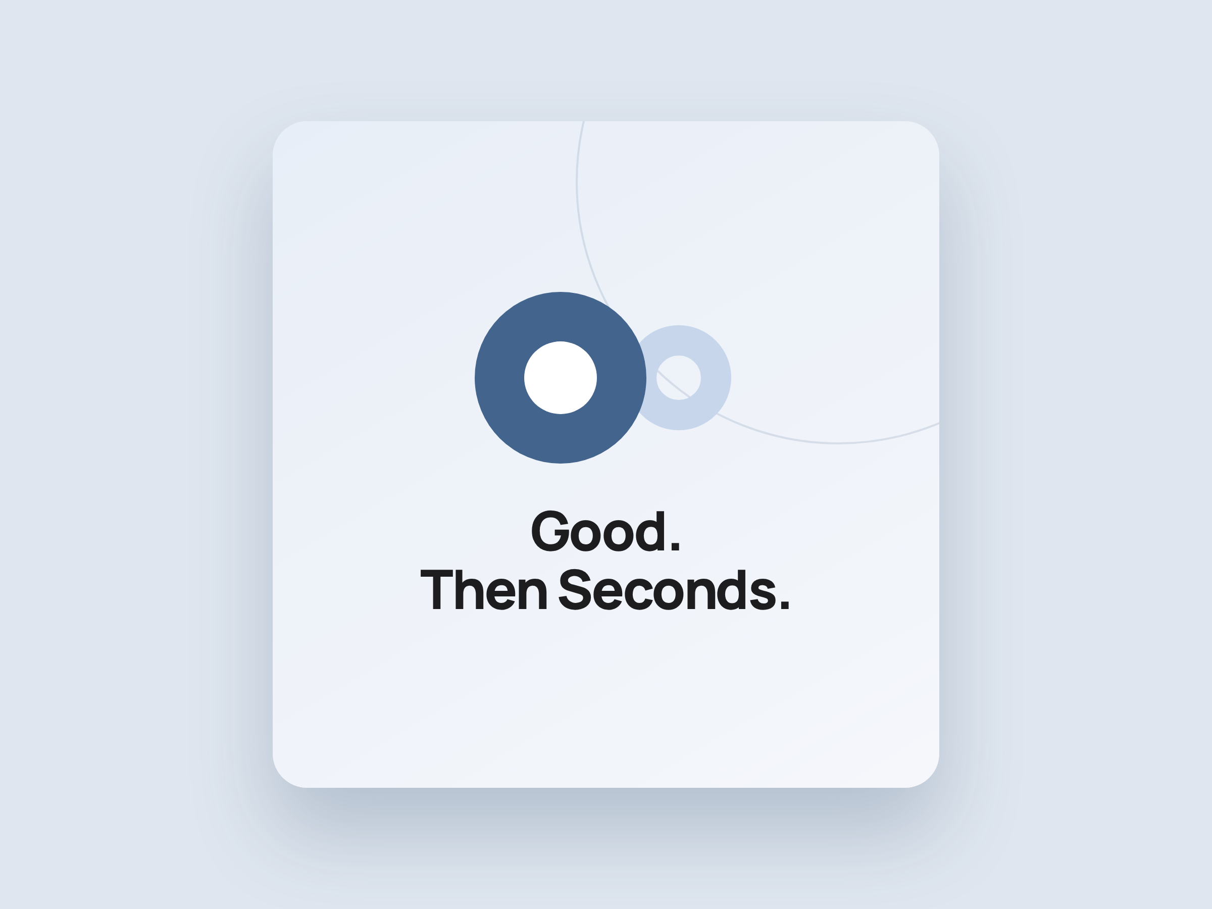 Counter sign mockup