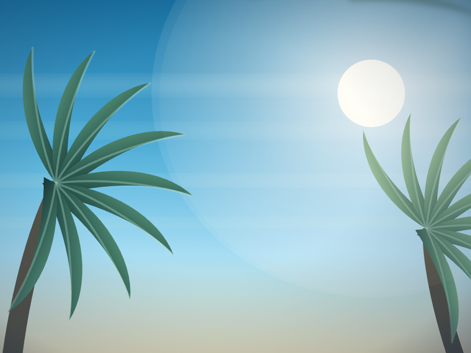 Palms & light specimen